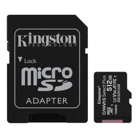 Memoria Microsd Kingston Canvas Select 512gb 100mb/s Y 85mbs