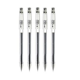 Pilot Hi-Tec-C 03 Gel Ink Pen, Micro Fine Point 0.3mm, Black Ink, LH-20C3, Value Set of 5