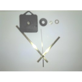 Ashleys workshop Quartz Clock Movement(Long Spindle) and hands set (Gold, 130mm hands)