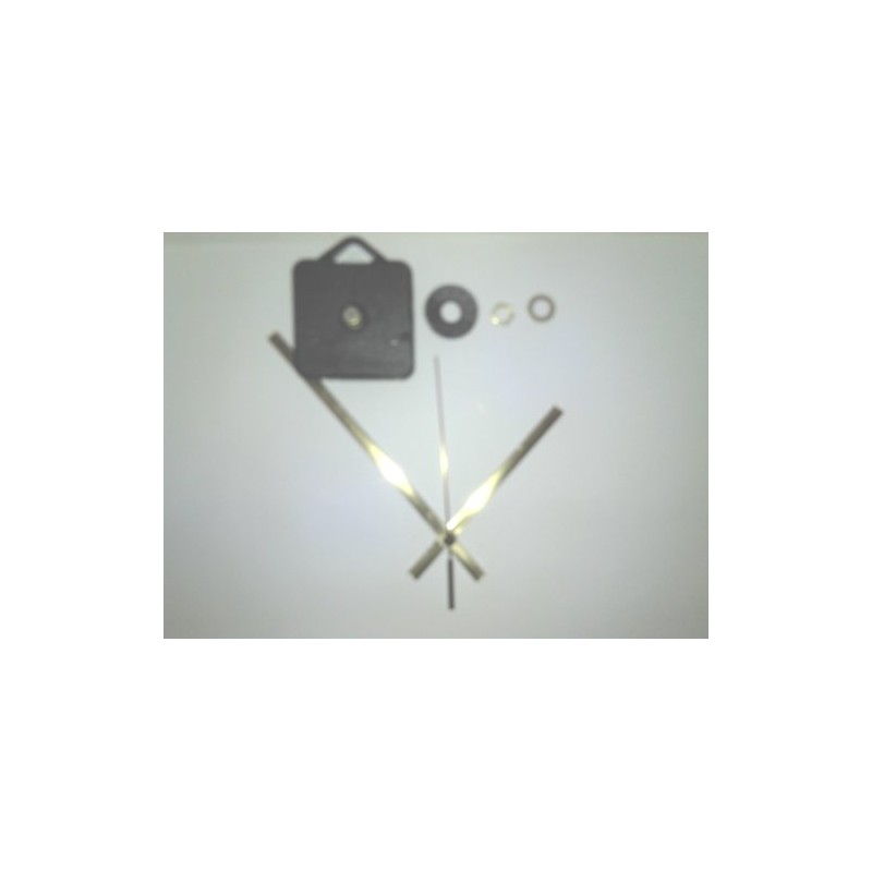 Ashleys workshop Quartz Clock Movement(Long Spindle) and hands set (Gold,