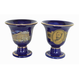 2 Items Pythagoras Cup Justice - Parthenonas Temple - Pythagorean Theorem