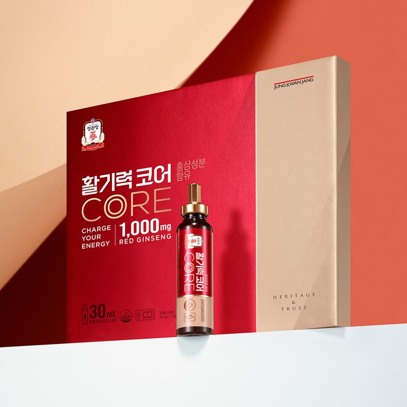 Jeonggwanjang 정관장 활기력 코어 30ml 20병 Korean Red Ginseng Vitality