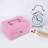1Pc Safe Box Mini Cash Box Portable Safe Security Box