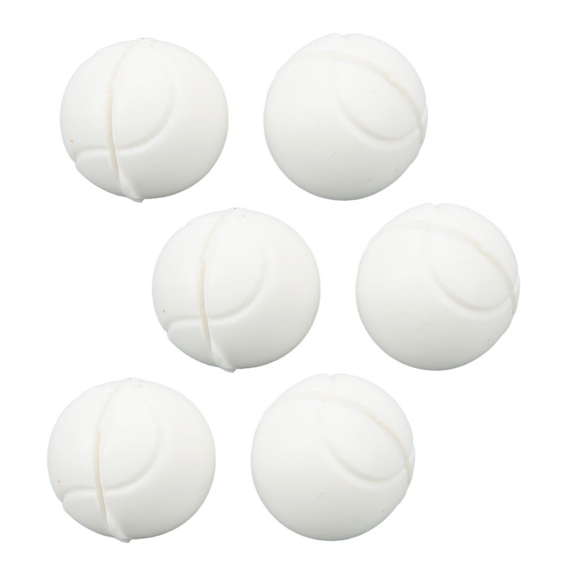 6 Pcs Tennis Racket Damper Silicone Shock Absorber Tennis Ball