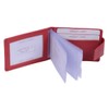 ID card holder LEAS, Genuine Leather, red - ''LEAS Card-Collection''