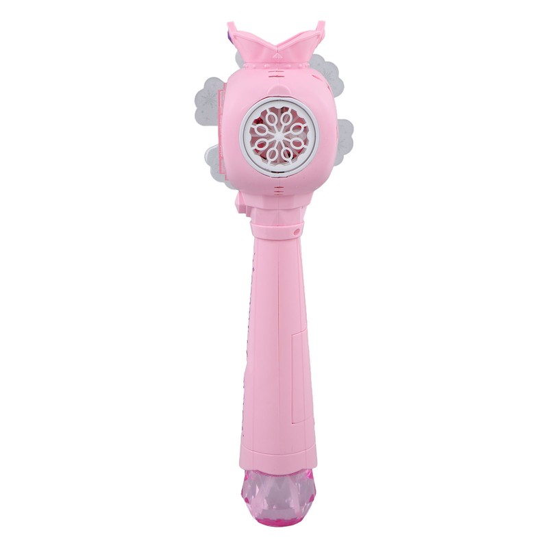 Musical Light Up Bubble Blower Innovative Hexagram Shape Princess Electric