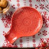 MIKIGEY Ceramic Spoon Rest, 7.48 Inches Spoon Holder for Kitchen