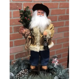 Santa's Workshop 6795 Cowboy Santa Figurine, 18", Multicolored