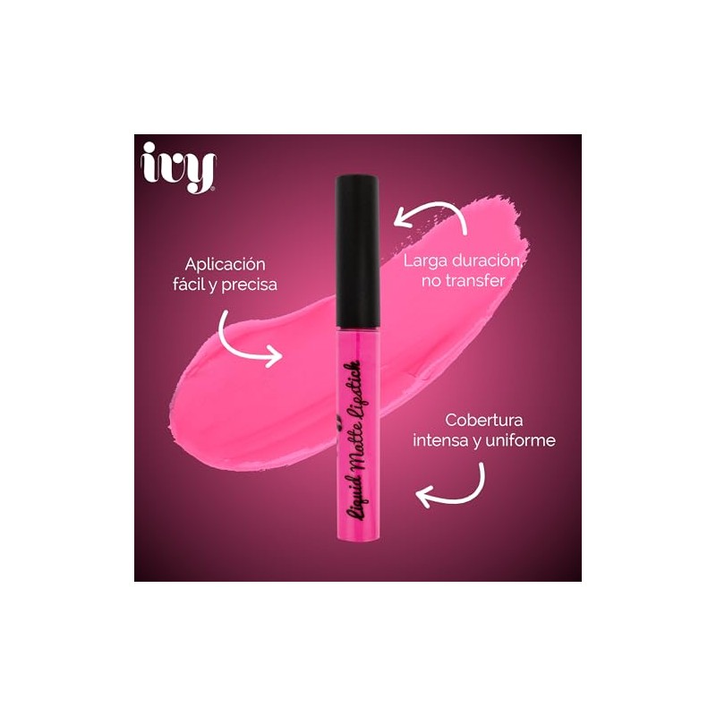 Labial Líquido Mate de Larga Duración + Delineador de Labios