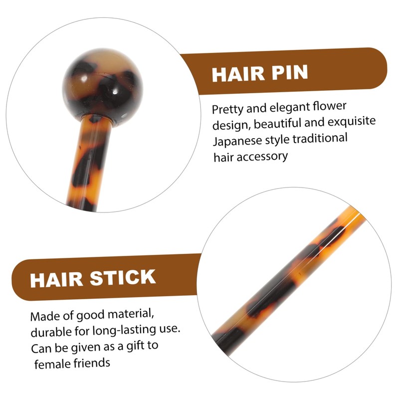 Baluue Shell Hair Stick Large Claw Clip for Thick Hair