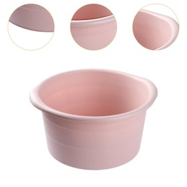 TENOL Foot Bath Basin, Multipurpose Feet Bucket Soaking Tub, Massage Foot Soaking Tub, for Men Pedicure Home SPA Treatment, PInk