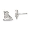 Auriga Fine Jewelry 925 Sterling Silver Ice Skate Mini Earrings