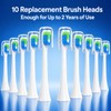 Replacement Heads Compatible with Auraglow Sonus Electric Toothbrush,for Auraglow Electric