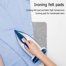 CORHAD Ironing Felt Pad High Temperature Wool Pressing Mat for Quilting and Sewing Heat Resistant Felted Surface for DIY Craft Projects and Garment Work