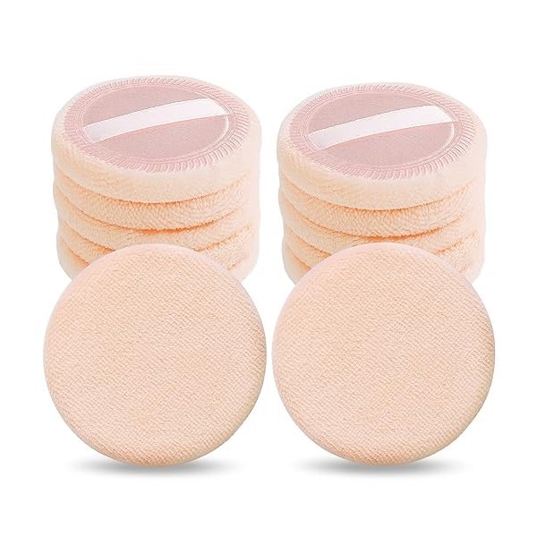 12 Round Puffs And 6 Triangle Puffs, Beauty Tools, Cosmetic
