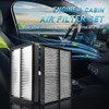 Engine Cabin Air Filter with Activated Carbon Kit CF11811 &