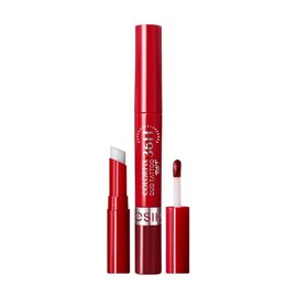 ésika – Labial COLORFIX Duo Tattoo Tint, Tono Moca Cálido, Tinta Mate 36H No Transfer, Efecto Tattoo, Bálsamo Hidratante con Manteca de Karité, Color 