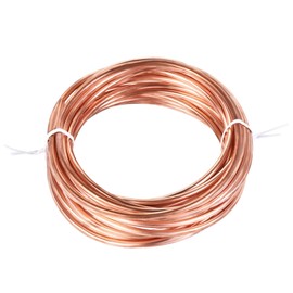 uxcell Refrigeration Tubing 4mm OD x 3mm ID x 19.5Ft Length Copper Tubing Coil