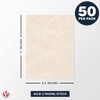 Natural Cream Parchment Cardstock – Great for Certificates, Menus and