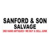 Generic Sanford & Son Salvage Bumper Sticker 3"" x 9""