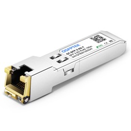 QSFPTEK 2.5Gbase-T Network Transceivers, 2.5G SFP to RJ45, 2.5gb Copper Module Mini Gbic Compatible Generic, 100m, Other Open Switches