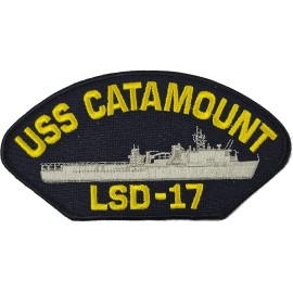 HnP USS Catamounts LSD-17 Ship Patch - Great Color - Veteran Owned Business