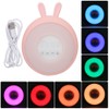 Cute Cartoon Silicone Lamp Bedroom LED Digital Touching Control Alarm