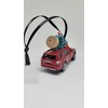 3” Christmas Ornament with Tree for Red Toyota 4Runner Owners