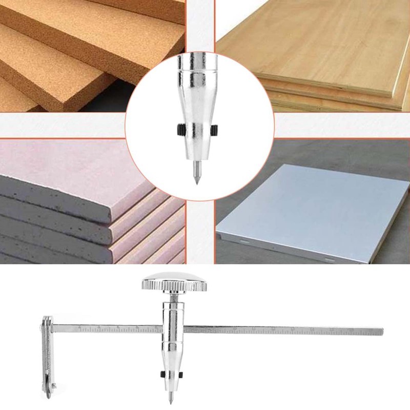 Jadeshay 40cm Circle Cutter for Plasterboard Notching, 400mm Max Diameter
