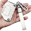 Sindeda for Jeep Key Fob Cover with Keychain Soft Full
