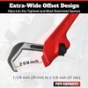 Uadme Offset Pipe Wrench, 9.5 inch Plumbing Hand Tools, Plumbers