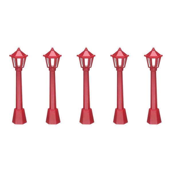 CoCud Mini Miniature Street Light Model, 3.15" Height, Plastic Outdoor