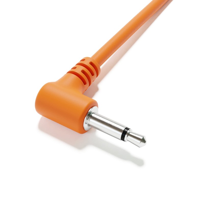 ExcelValley - Right Angle Mono Modular Patch Cables TS 3.5mm