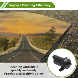 Partuto Windshield Washer Pump W/Grommet for Renault Kerax 1997-2006 Washer Fluid Pump Windshield Wiper Pump No.5010276022/1403883/1407169/1709049 1 Set