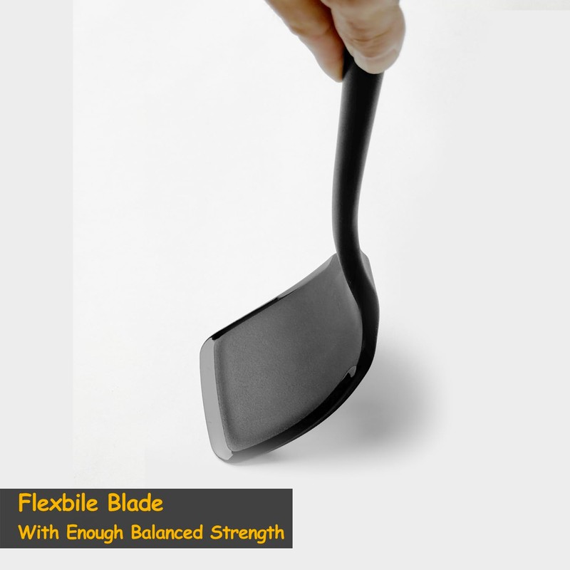 Silicone Spatula Set, 600°F Heat Resistant Silicone Spatula Turner Flipper