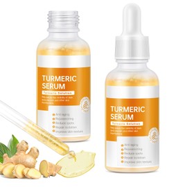 Turmeric Serum for Face, 30 ML/ 2 PCS Anti Aging Serum, Moisturizes & Firms Skin, Reduces Wrinkles & Fine Lines, Skin Care Essence for Dryness, Hydrates Face