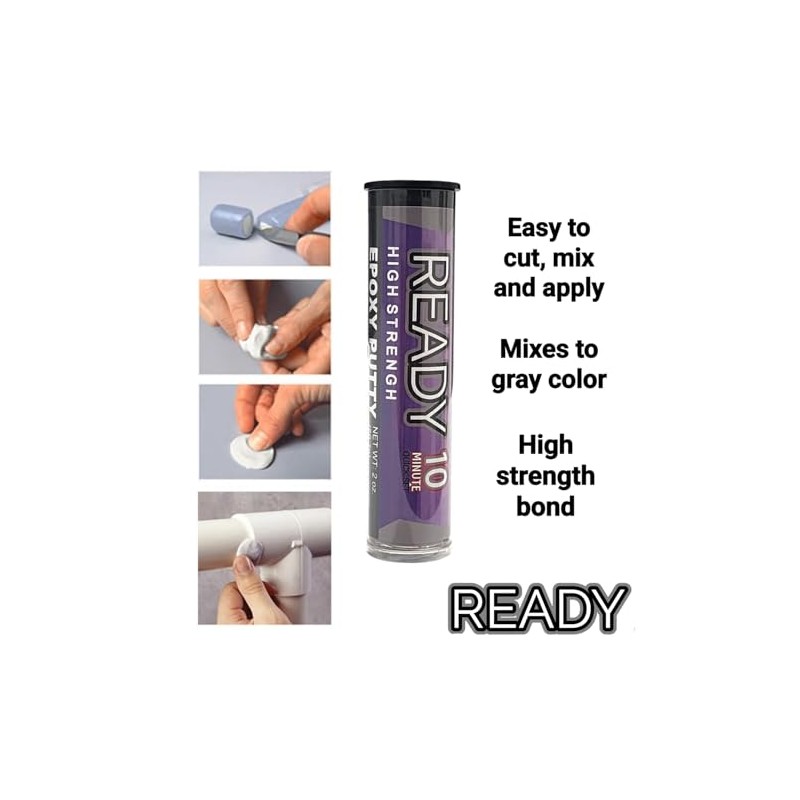 ACMAXPRO Ready High Strength Epoxy Putty, 10 Min Quick Set,