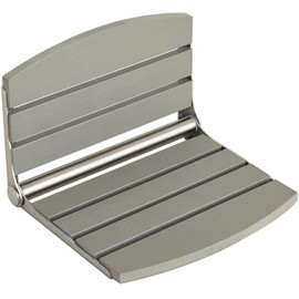 17.5" Folding Shower Seat Wall Mounted,Foldable Shower Bench,Fold Down Shower Seat,Folding Shower Seat Bench,Wall Mount Shower Seat Bench Chair (Grey)