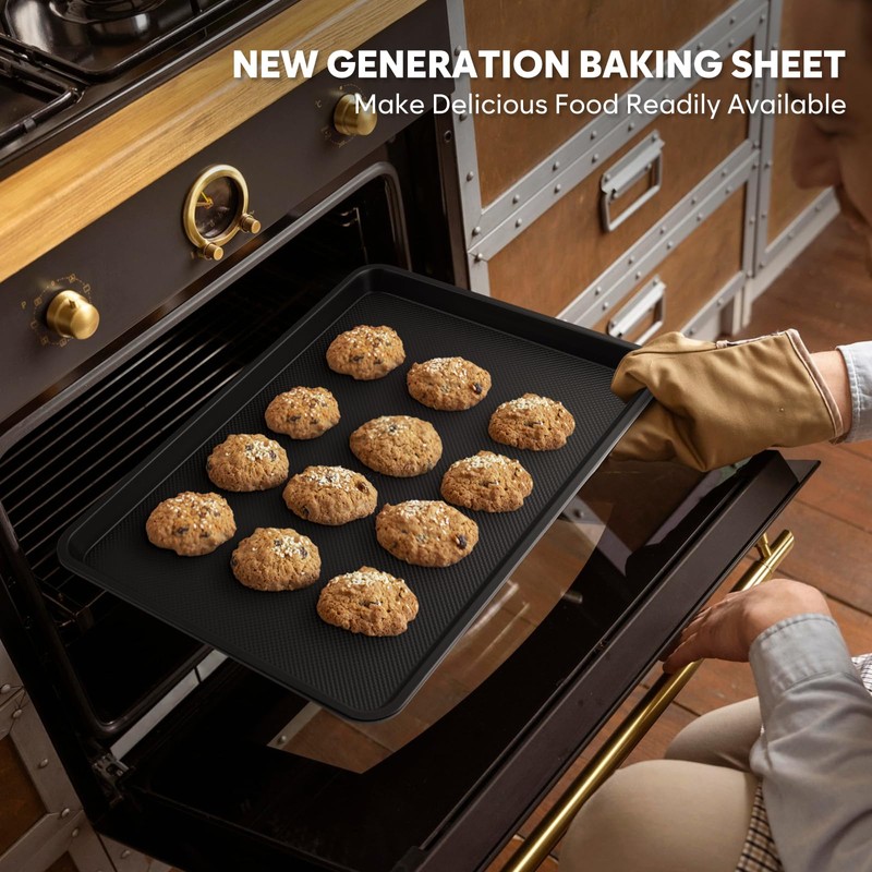 Jelly Roll Pan 15.3” x 10.9” Cookie Sheets for Baking