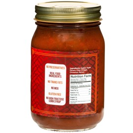 Green Jay Gourmet Apple Pecan Butter - All-Natural, Gluten-Free Fruit Spread - Pecan Apple Butter with Cinnamon - Gourmet Fruit - No Corn Syrup, Preservatives or Trans-Fats - 2 x 19 Ounces