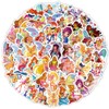 Winx Club Stickers 60Pcs for Water Bottles Laptop Computer Skateboard,