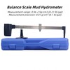 Mud Hydrometer, Balance Scale Mud Liquid Densimeter Tester, Double-Scale Laboratory