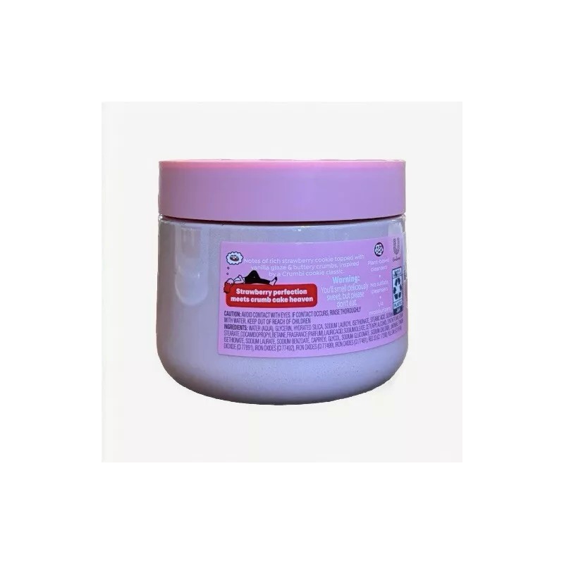 Dove X Crumbl Body Scrub Strawberry crumb Cake 15 oz