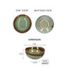 MAKOLO Ceramic Soy Sauce Dish Small Dipping Bowls, 3 in,