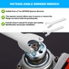 2 Pcs Angle Grinder Wrench Replacement for 5/8"-11 Threaded Angle