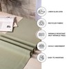 D'Moksha Homes Sage Green Table Runner 14 x 108 Inch