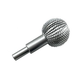 Ball Gouge for Wood Carving, Ball Grinding Head for Wood Carving and Sanding, Spherical Cutters, Diameter 40 mm Ball Rasp (Silver)
