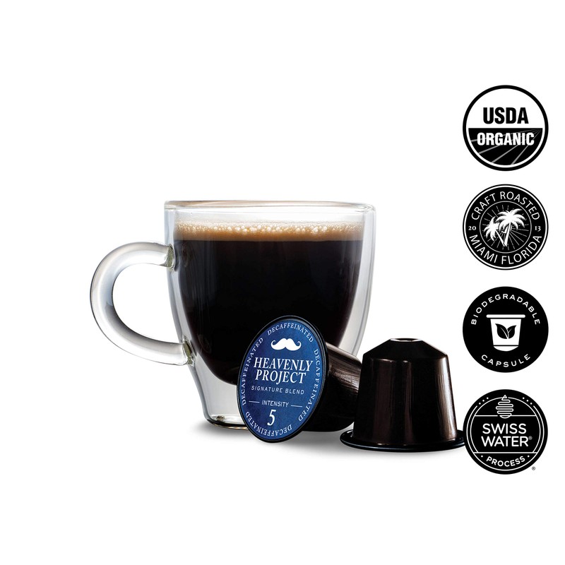 USDA Certified Organic Coffee - Nespresso Compatible Capsules - Heavenly