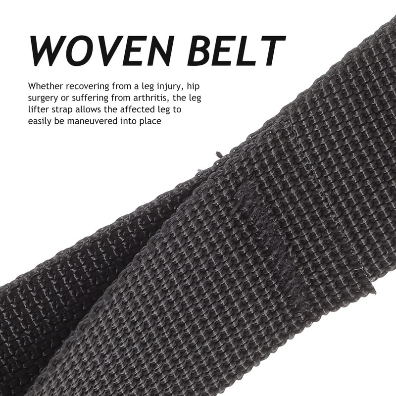 GLEAVI 2Pcs Leg Lifter Strap Handicap Assist Belt Elder Foot