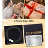 TOLOWOBK 2 Year Sobriety Gifts for Men Women Two Year